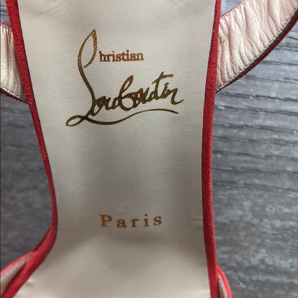 NWOB Christian Louboutin Suede Trezuma San… - Picture 3 of 9